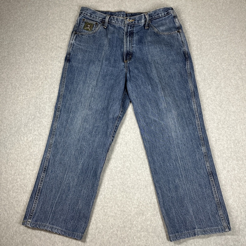 Cinch Jeans Men's Straight Leg Size 36x36(36x28) Western Cowboy‎ Denim READ